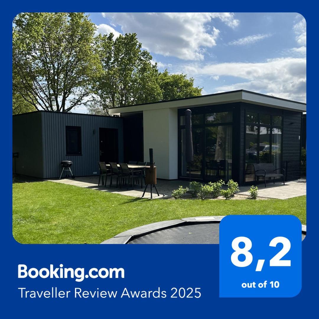 Badhoophuizen 6-Per Bungalow Veluwemeer Trampoline هولْسْهورست المظهر الخارجي الصورة